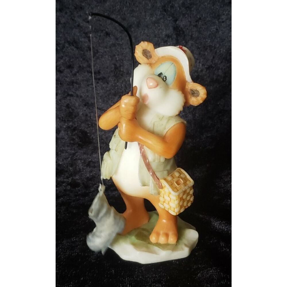 Marbles Mixed up Menagerie Bentley Bear Fishing Boot 2001 C-27